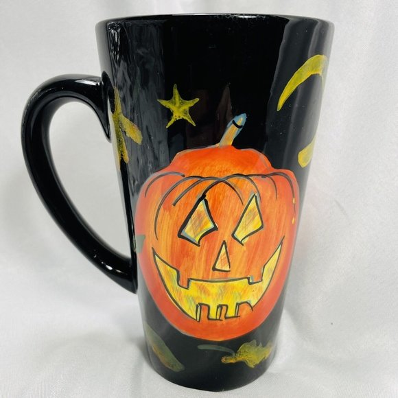 Certified International Halloween Jack-o-Lantern Coffee Mug Susan Winget 16 Oz - Picture 1 of 10